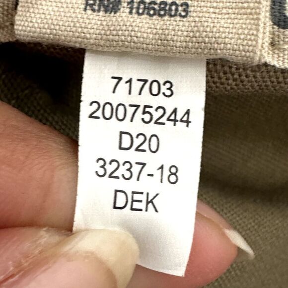 Duluth Trading Flex Fire Hose Cargo Pants Men's 48X30 Khaki Relaxed Fit Work - Picture 8 of 11